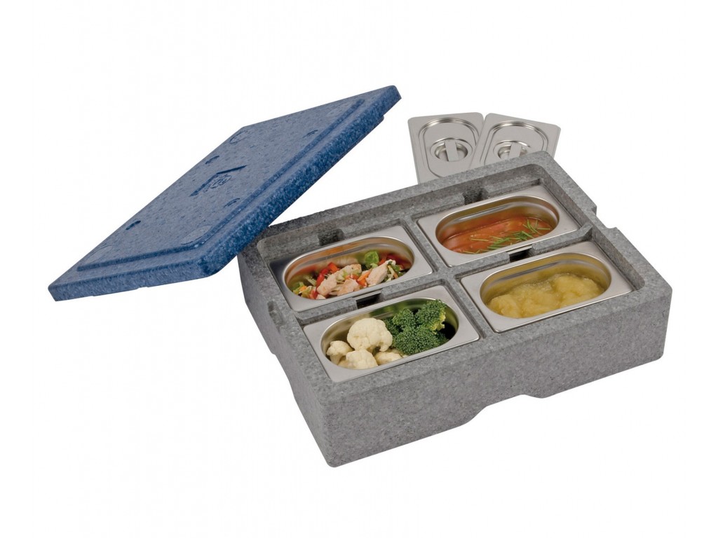 Warmhoudbox voor 4 x1/9 GN bakken